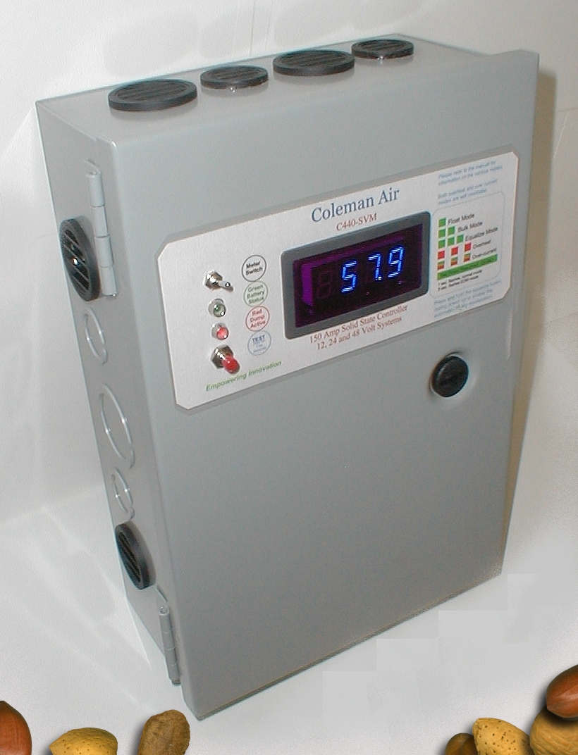 Coleman Air 440a 12 24 48v Wind Solar Diversioncharge Controller With