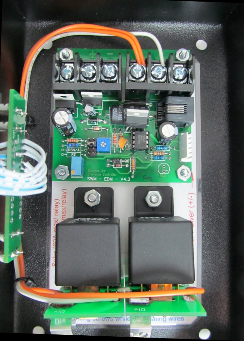Coleman Air 160A Amp Wind/Solar Diversion-Charge Load ... dual battery voltage meter wiring diagram 